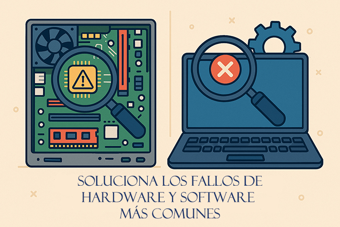 Guía para resolver los fallos de hardware y software más comunes