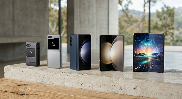 La evolución de los teléfonos plegables